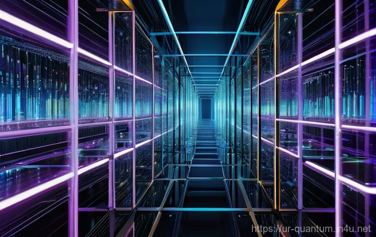 양자컴퓨터 연구와 개발 동향 - **Prompt 1: The Quantum Leap in Data Processing**
    "An intricate, futuristic laboratory setting. ...