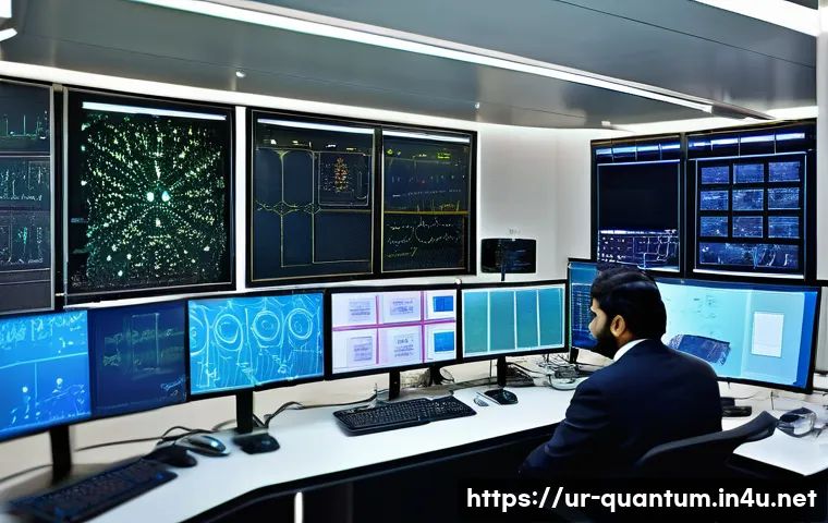양자컴퓨터 연구소의 발전 - A modern quantum computing laboratory scene in Pakistan, featuring advanced cryogenic systems and la...